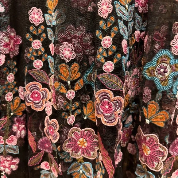 Sundance Black Floral Dress - Picture 7 of 7